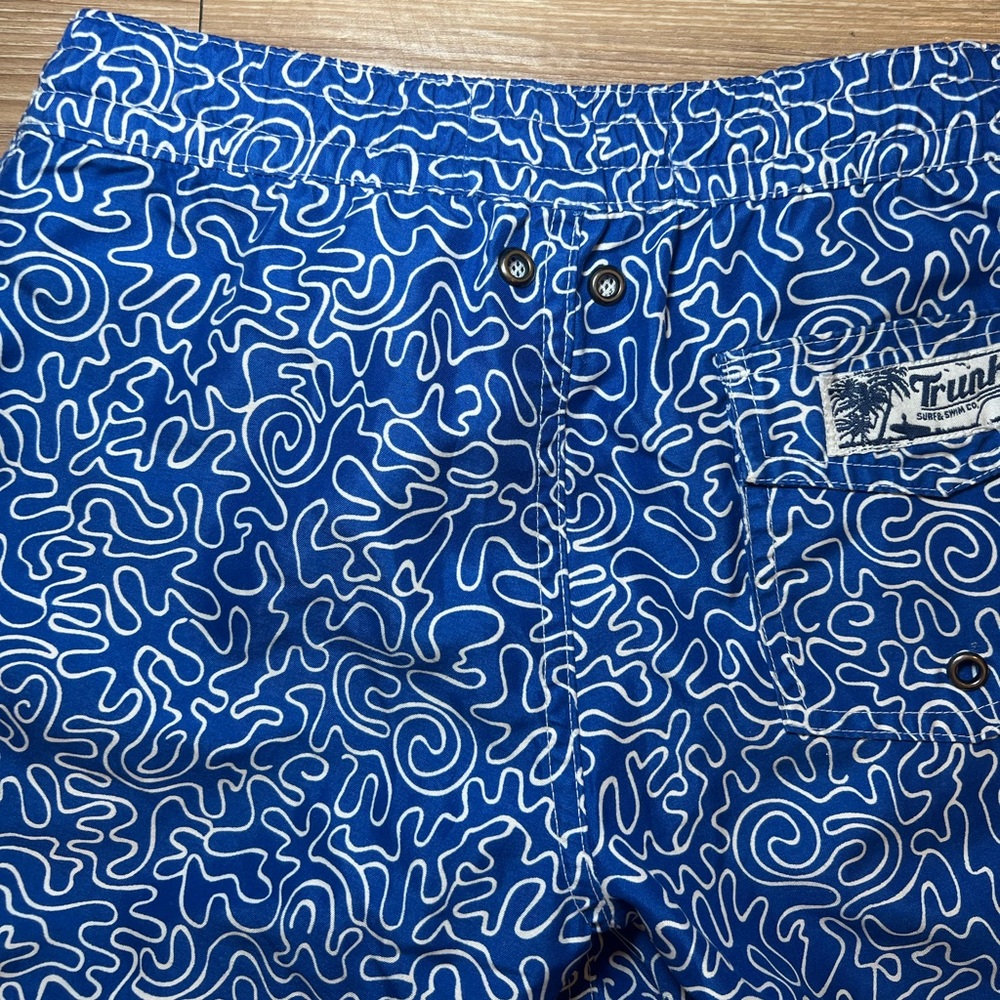 Trunks Surf & Swim Co. Boys Blue Swimsuit Size 6 - Picture 8 of 8